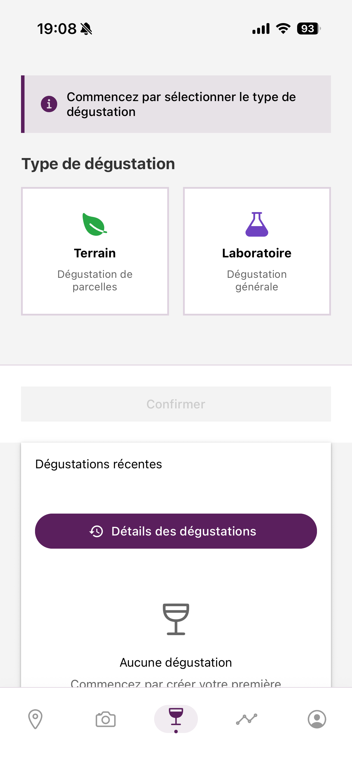 Module dégustation